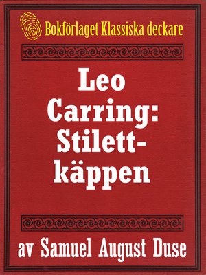 cover image of Stilettkäppen. Privatdetektiven Leo Carrings märkvärdiga upplevelser